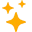 Five golden stars arranged in a horizontal row.